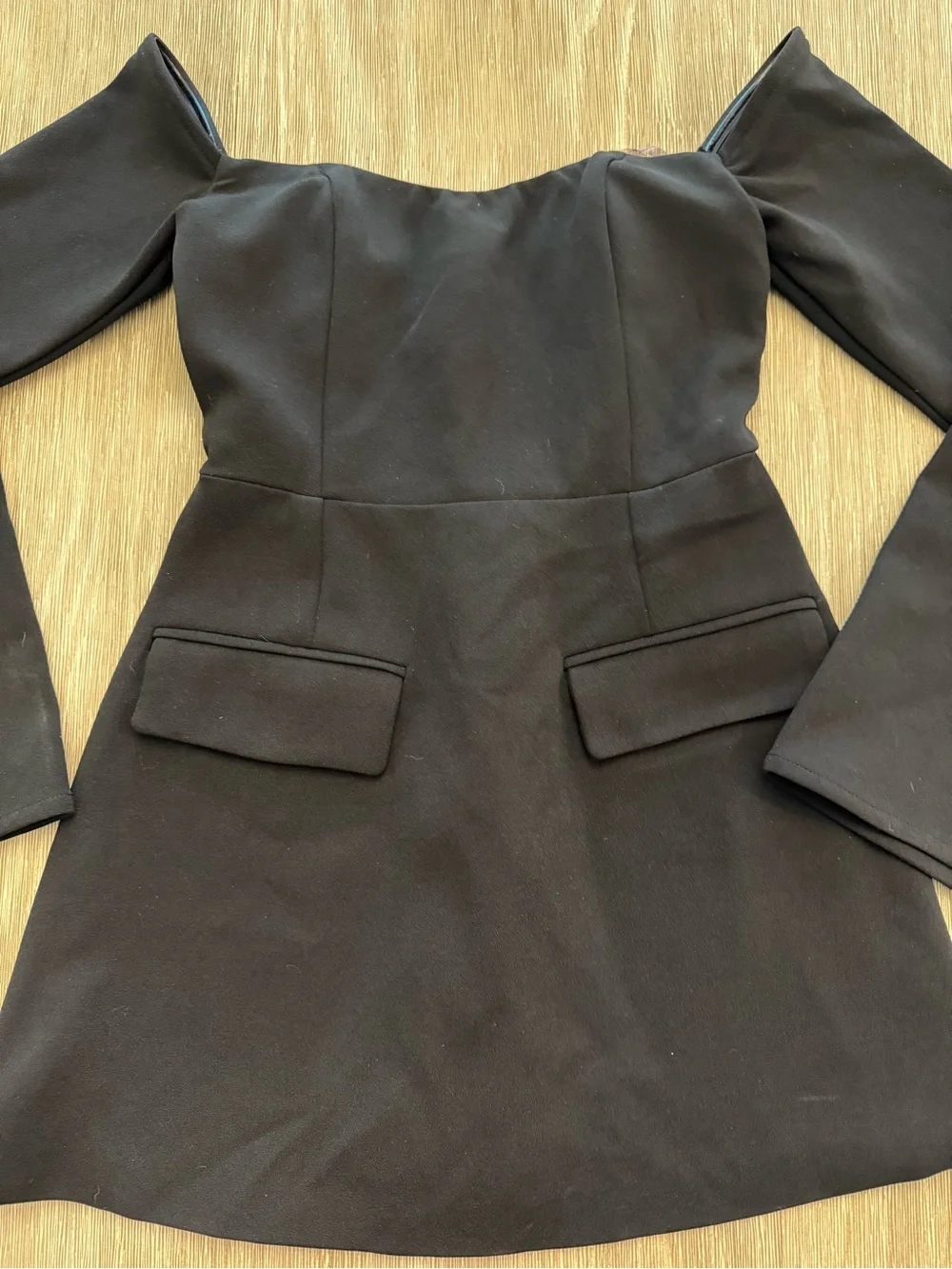 showpo long sleeve mini dress Wanda Mini Dress